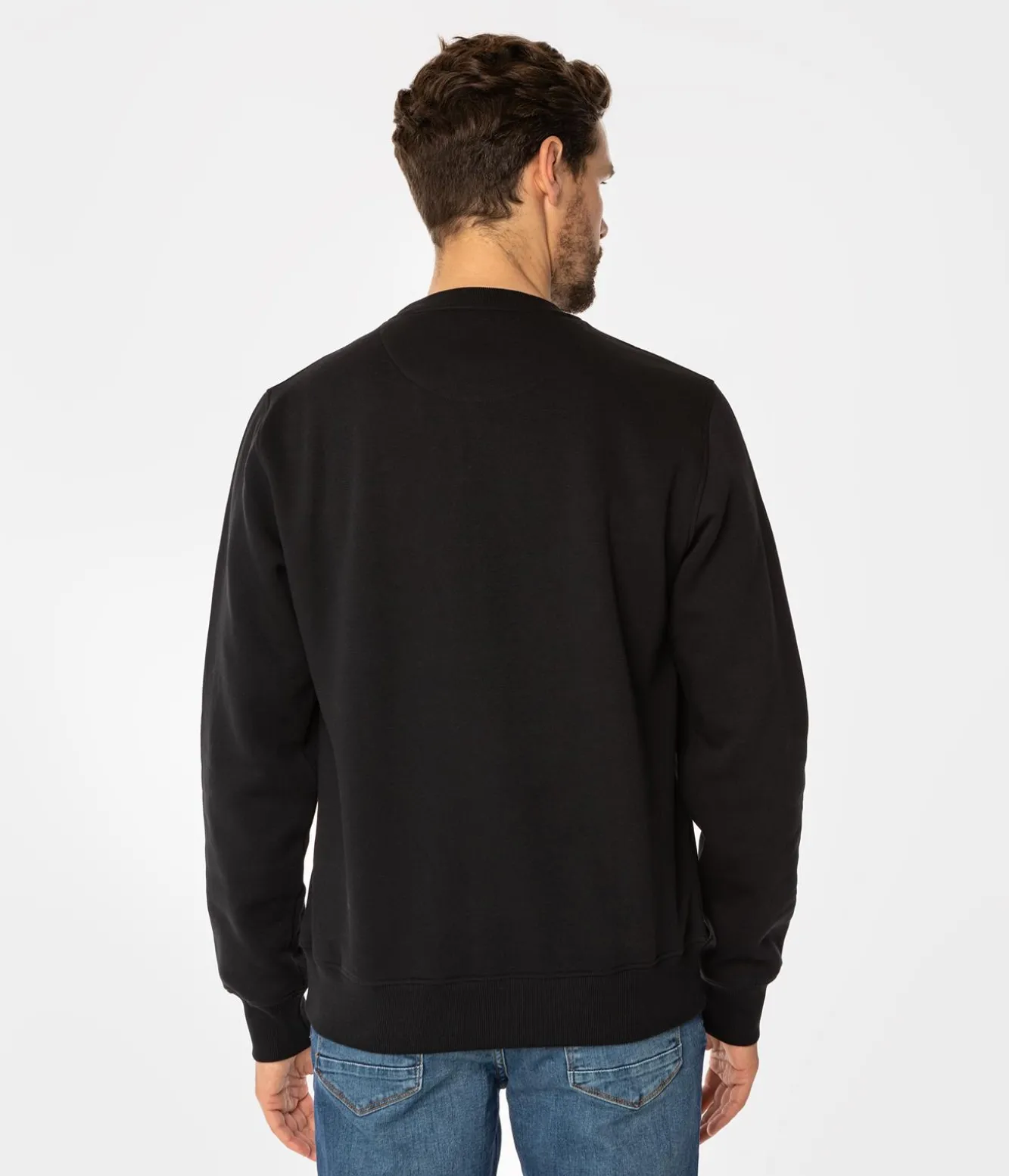 Bluza męska z napisami ALBERTO 2810 CAVIAR
