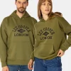 Bluza unisex z kapturem LOGO 2975 SPHAGNUM
