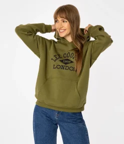 Bluza unisex z kapturem LOGO 2975 SPHAGNUM