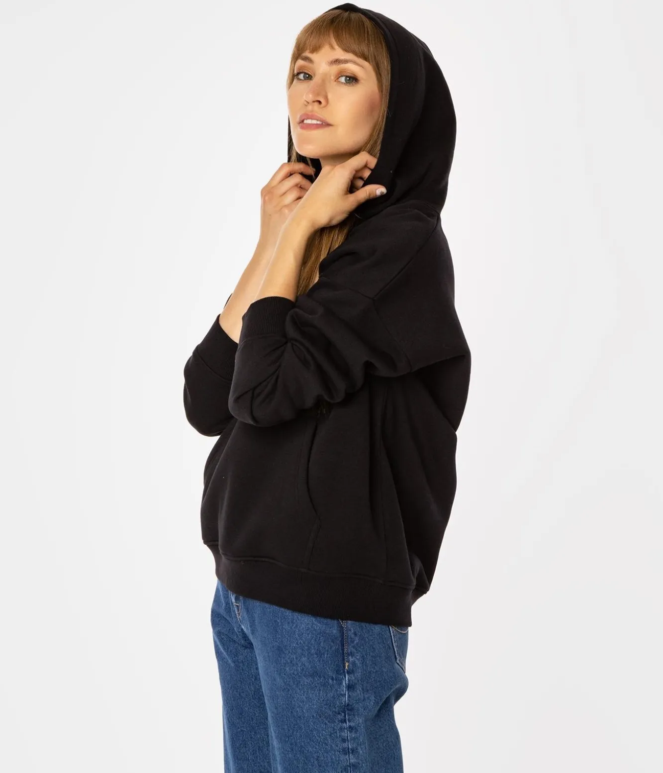 Bluza unisex z kapturem LOGO 2975 CAVIAR