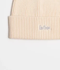Czapka zimowa damska z kaszmirem 9011 BEIGE
