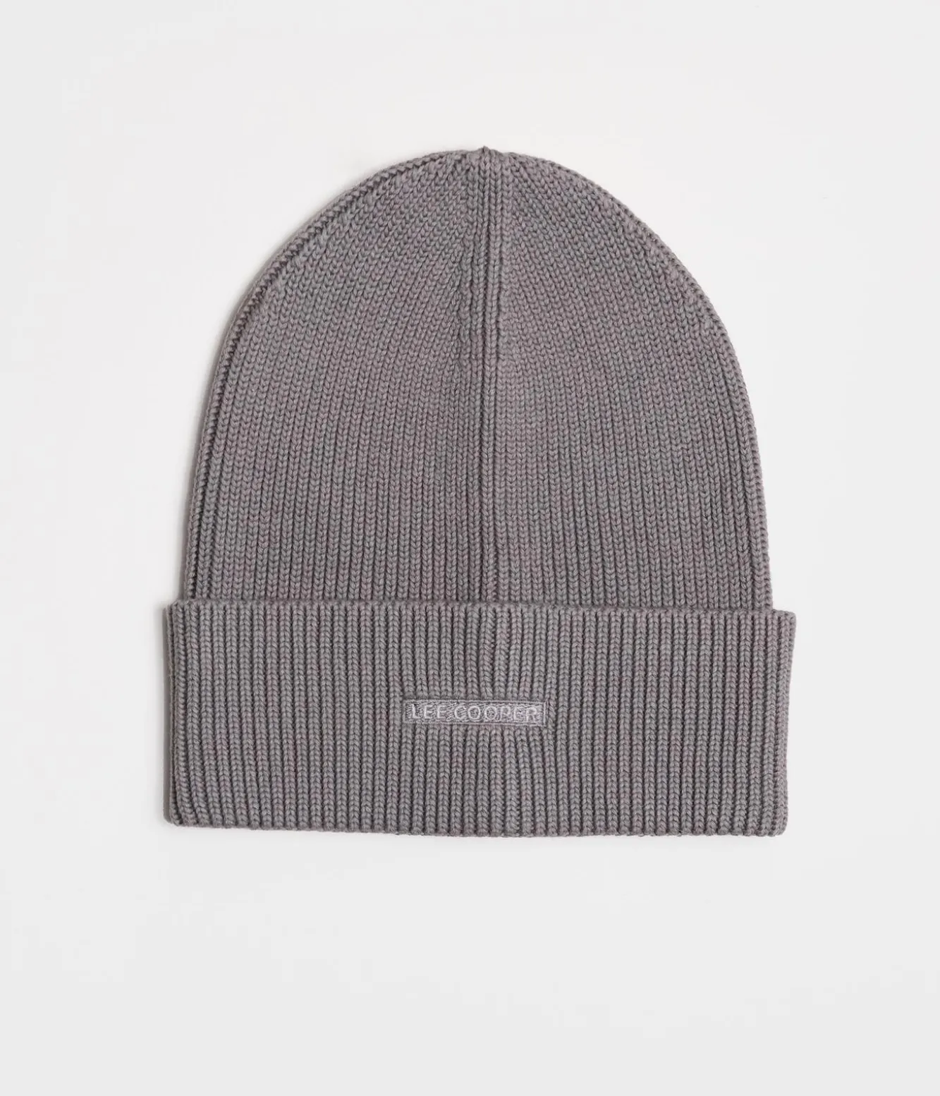 Czapka zimowa męska z kaszmirem 9012 GREY MELANGE