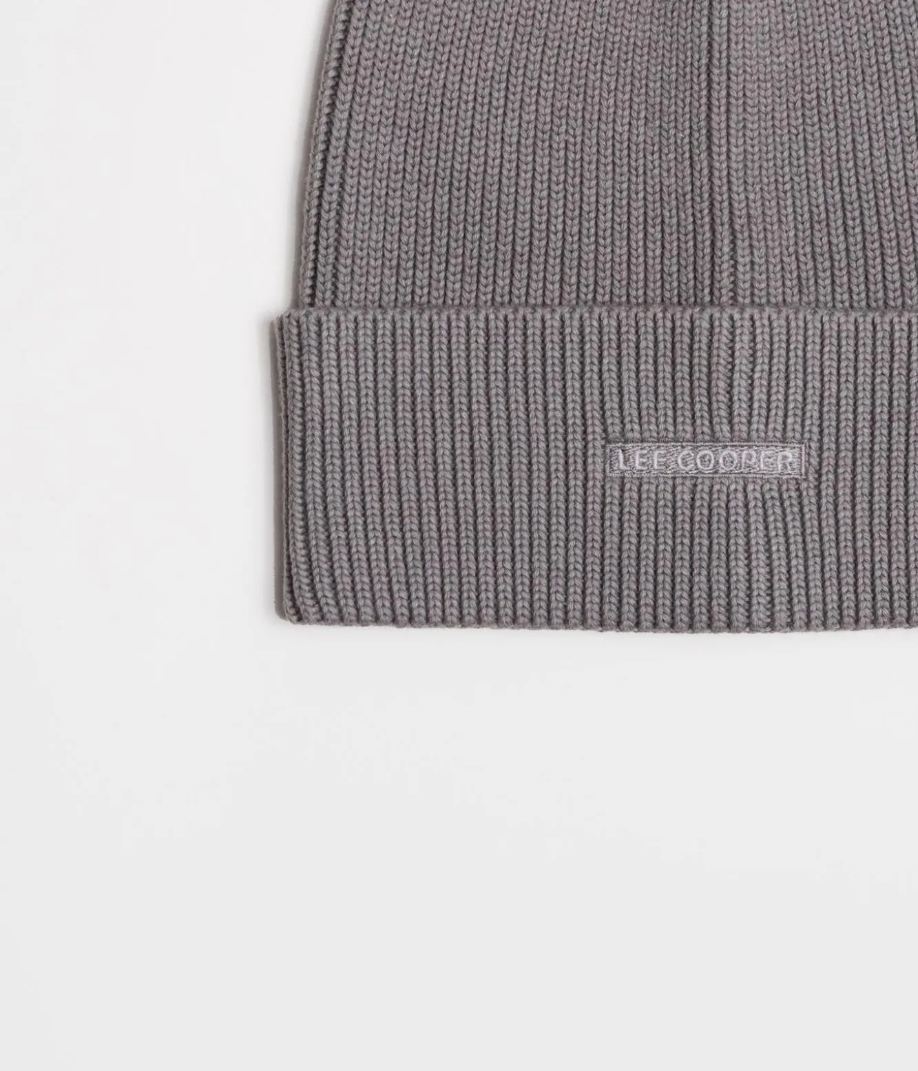 Czapka zimowa męska z kaszmirem 9012 GREY MELANGE