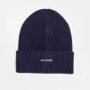 Czapka zimowa męska z wełną merino 5052 NAVY