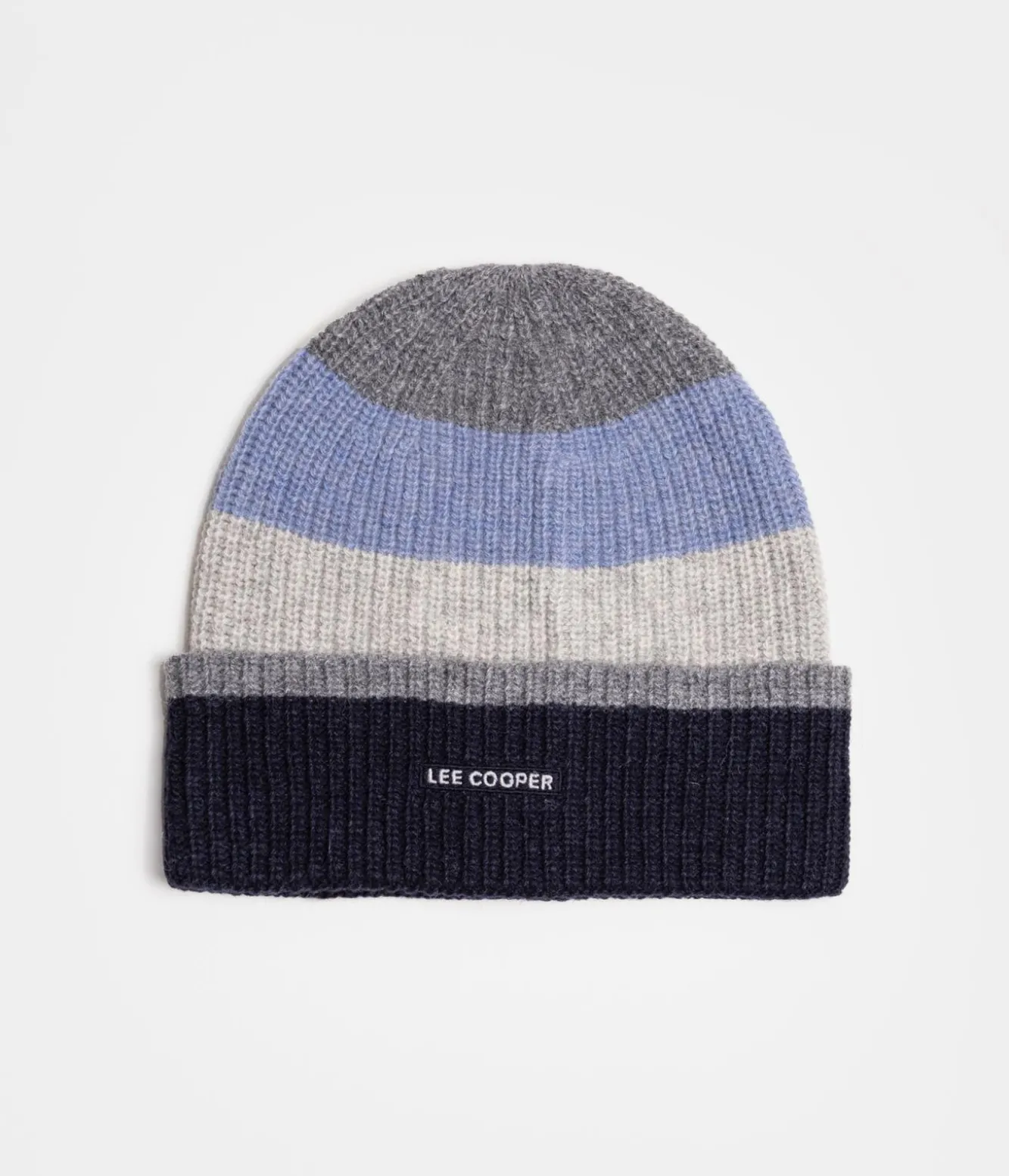 Czapka zimowa unisex z wełną jagnięcą 8020 STRIPES