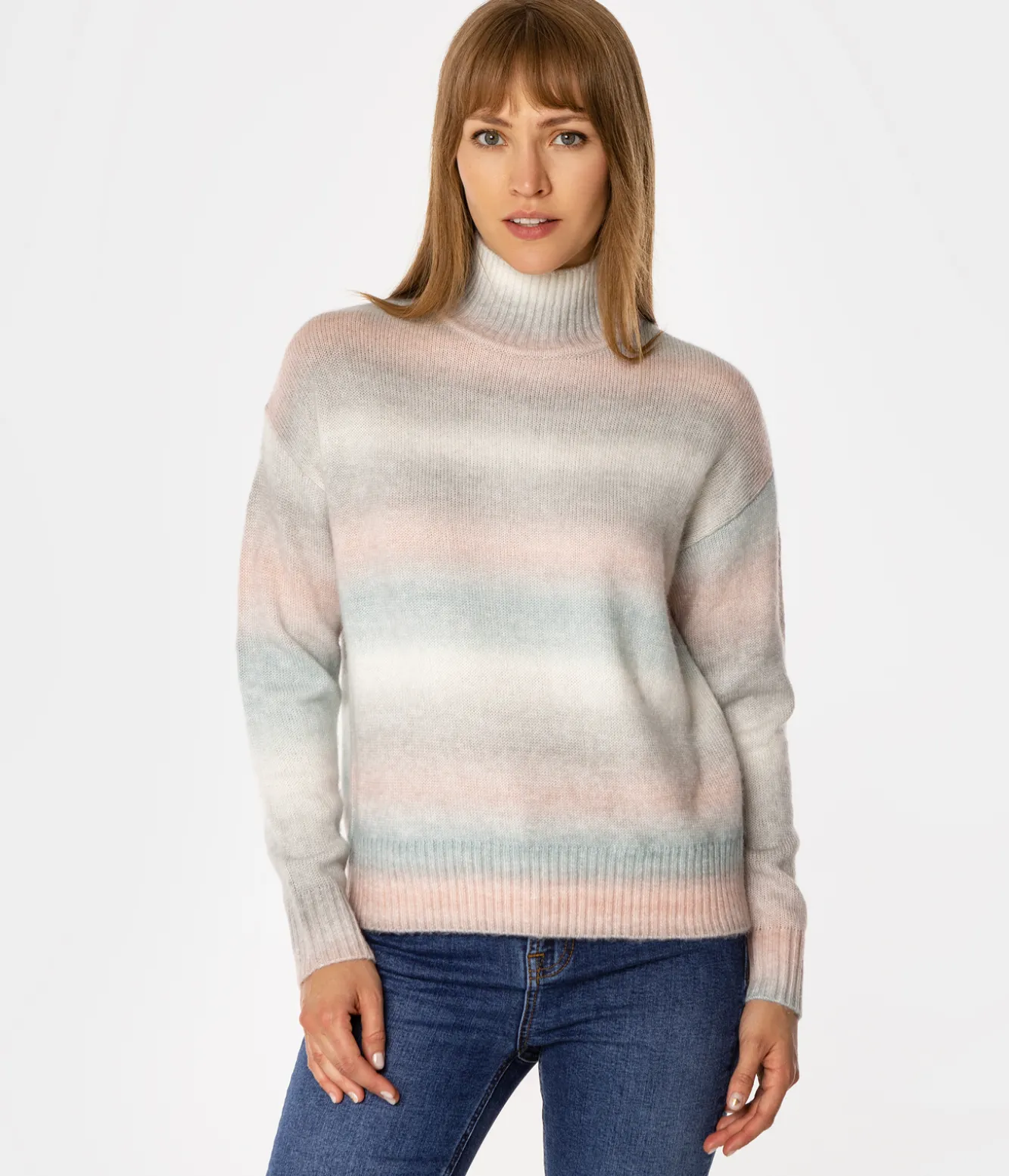 Golf damski ELIANA 2051 LIGHT BLUE