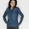 Jeansowa koszula damska JANET 2499 DARK USED