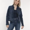 Jeansowa kurtka damska AYAKA 3300 DARK WASH