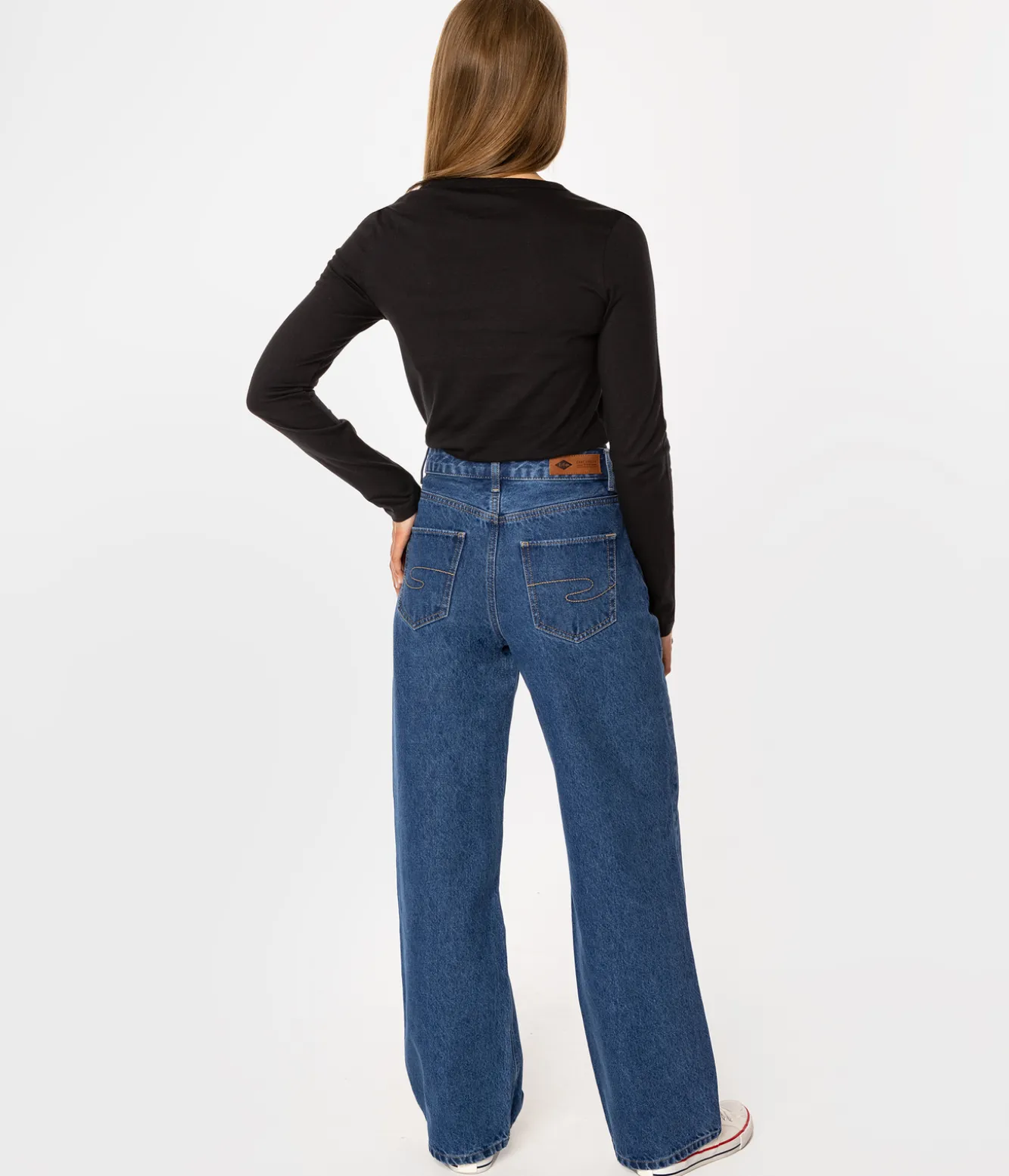 Jeansy damskie baggy ALIZZE 1710 STONE