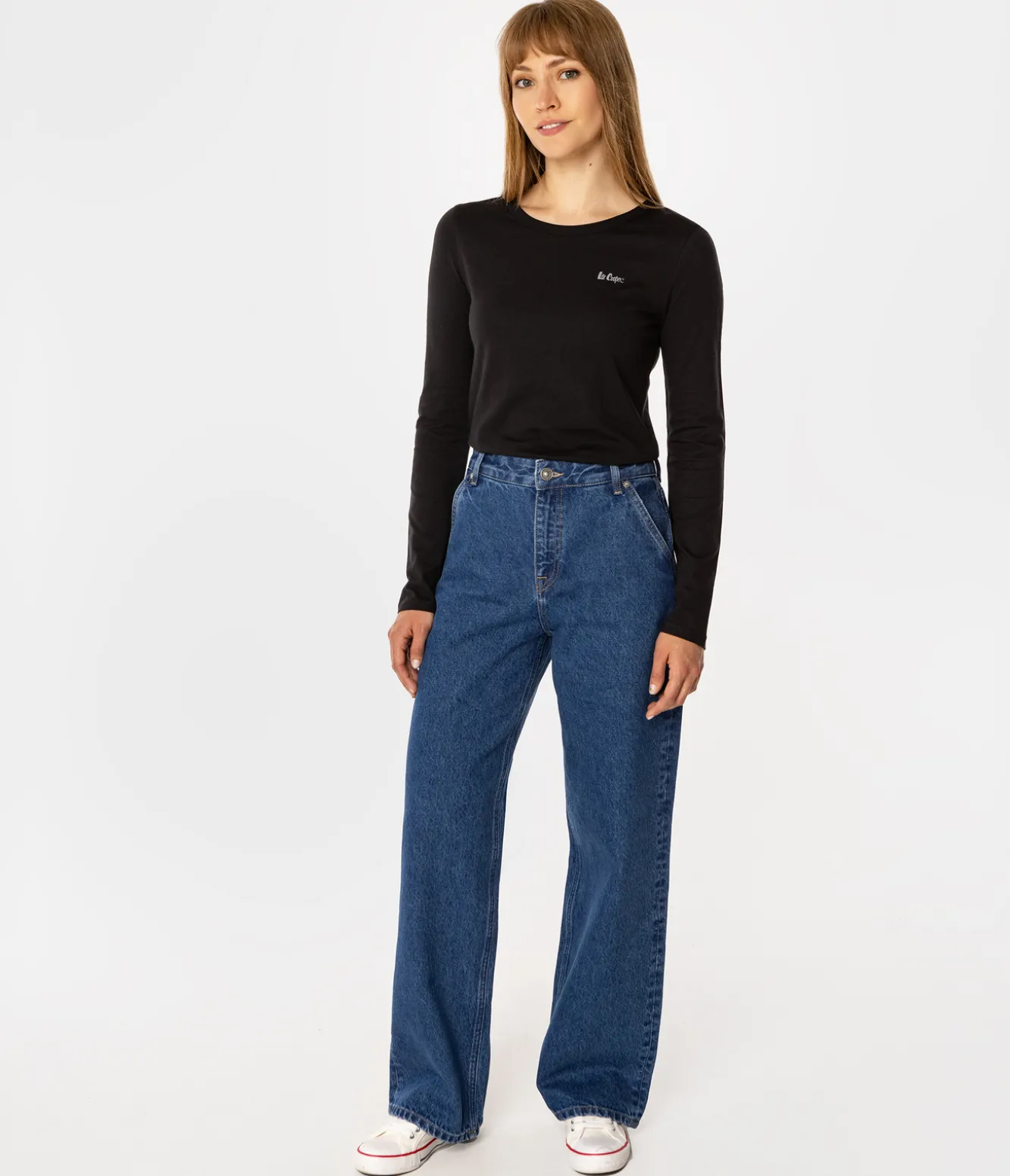 Jeansy damskie baggy ALIZZE 1710 STONE