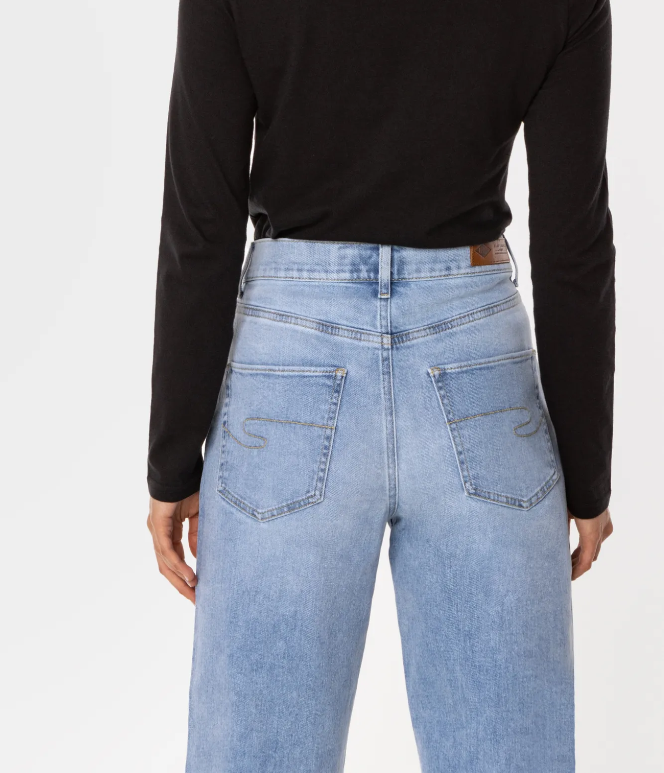 Jeansy damskie baggy POLLY 0170 LIGHT BRUSHED USED