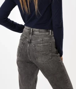 Jeansy damskie mom jeans MATEA 9840 GREY USED