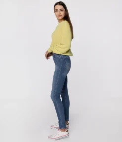 Jeansy damskie skinny DAILY 3159 MID USED
