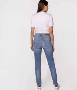 Jeansy damskie slim LC135 3006 LIGHT USED