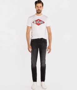 Jeansy męskie comfort slim DENZEL 2703 BLACK USED