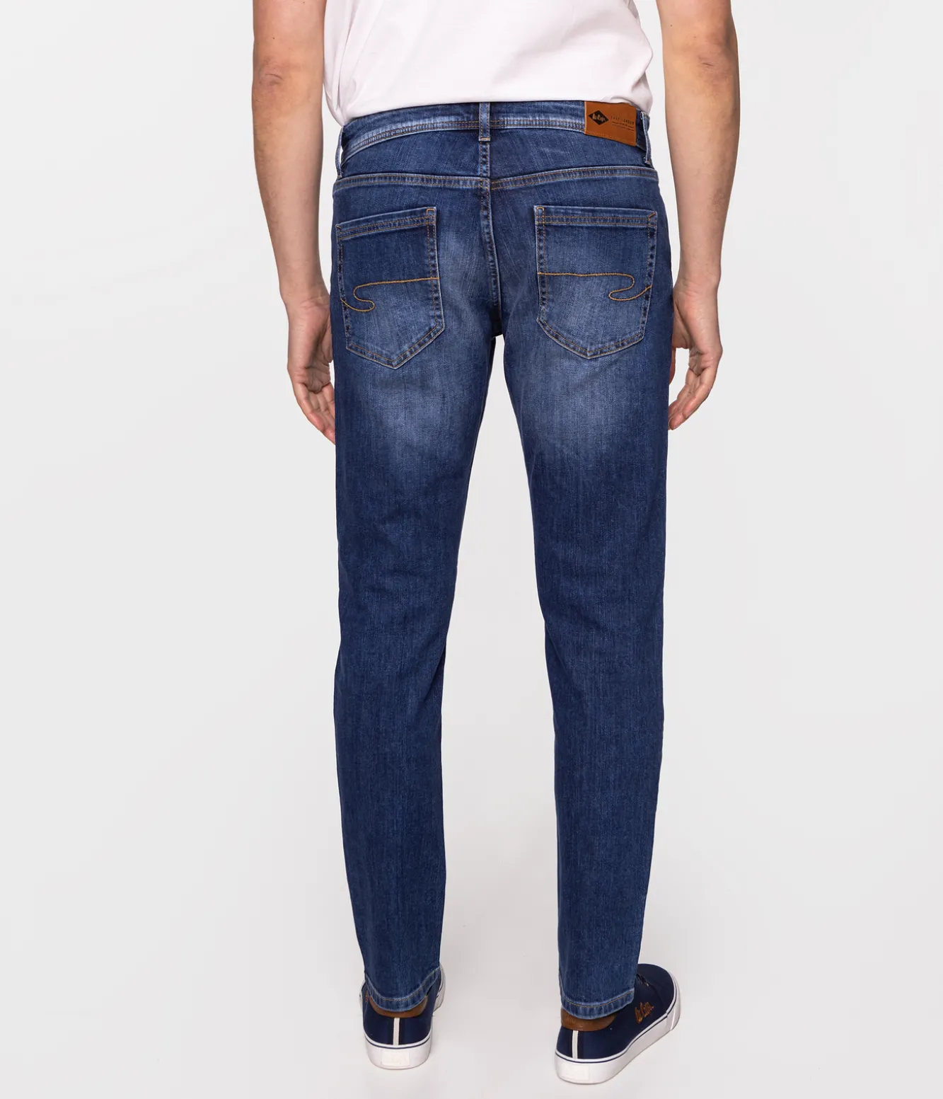 Jeansy męskie comfort slim DENZEL 2287 DARK USED