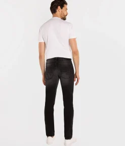 Jeansy męskie comfort slim DENZEL 2703 BLACK USED