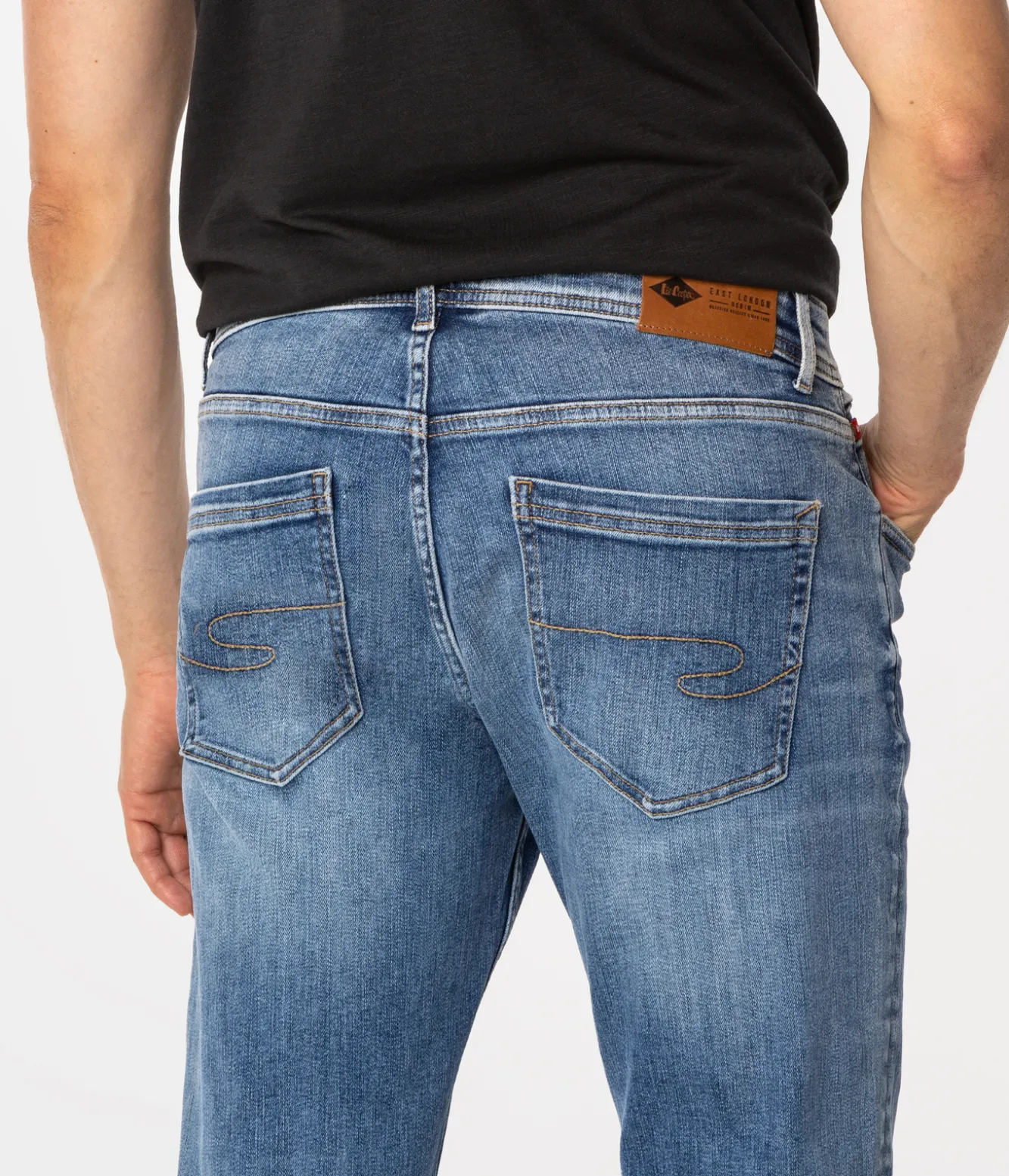 Jeansy męskie comfort slim DENZEL 3007 BRUSHED USED