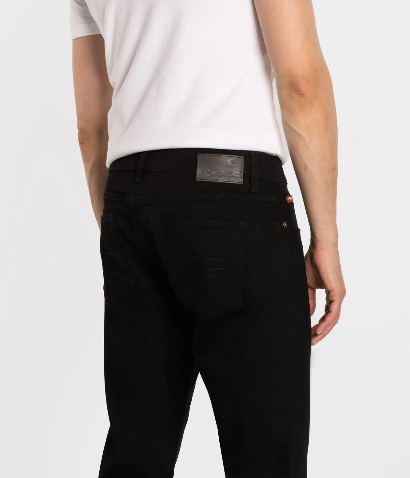 Jeansy męskie regular LC118 1900 BLACK