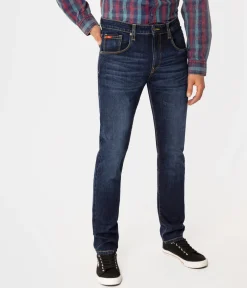 Jeansy męskie slim NORRIS 2424 DARK USED