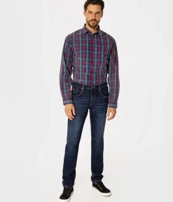 Jeansy męskie slim NORRIS 2424 DARK USED