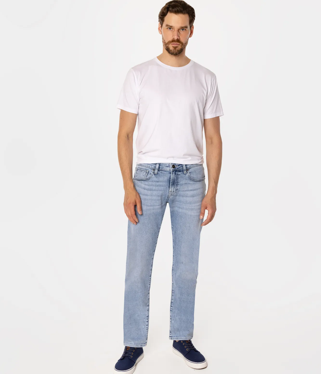 Jeansy męskie straight HARRY 2350 LIGHT USED