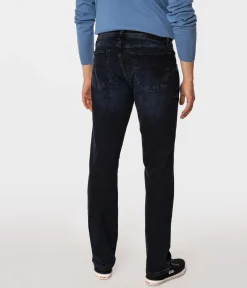 Jeansy męskie straight HARRY 2540 BLUE BLACK USED