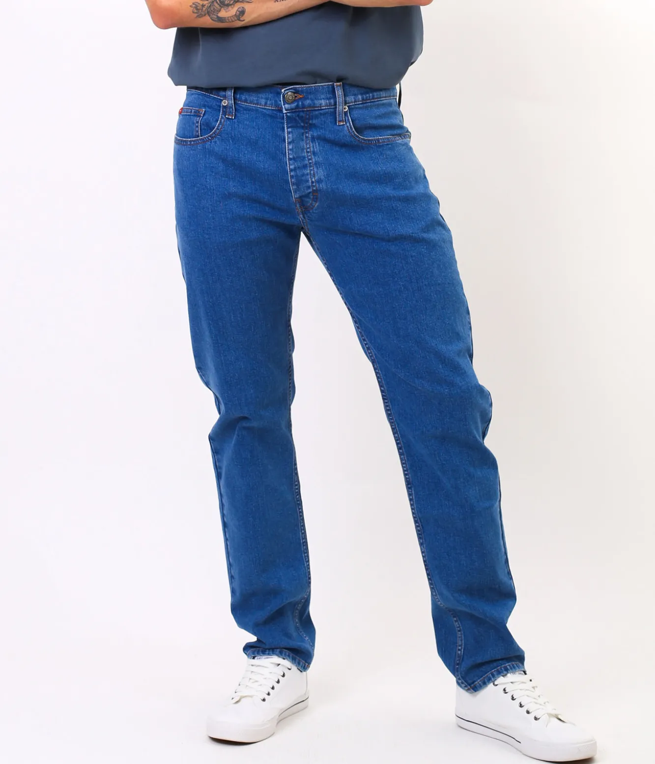 Jeansy męskie tapered ARTUR SEVRAN STONE