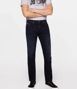 Jeansy męskie tapered LC7504 1386 DARK USED