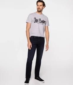 Jeansy męskie tapered LC7504 1386 DARK USED