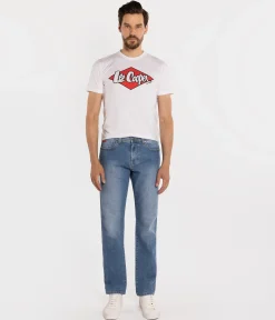 Jeansy męskie tapered LC7504 1533 LIGHT USED