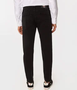 Jeansy męskie tapered slim LONDON 1089 BLACK