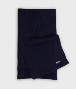 Komplet z kaszmirem unisex czapka zimowa i szalik 9011 NAVY
