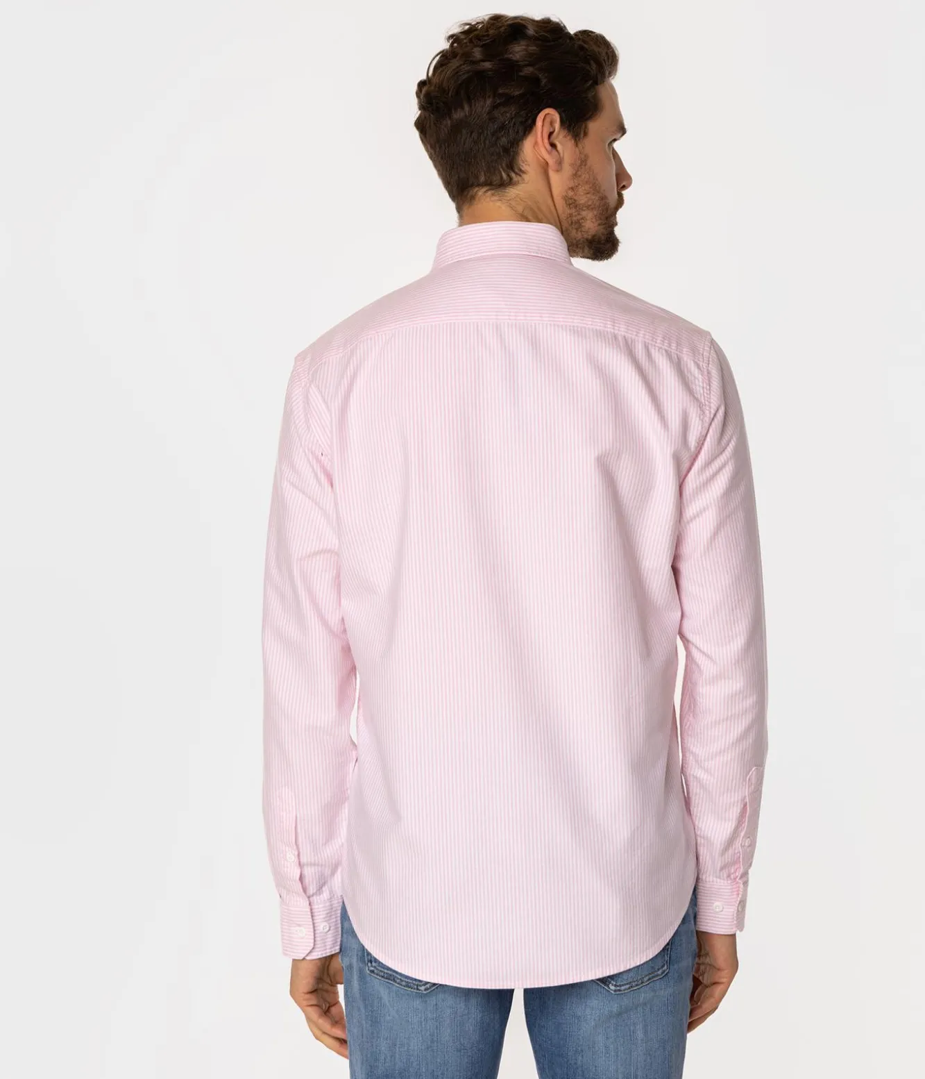 Koszula męska regular w paski LARS OXFORD STRIPES