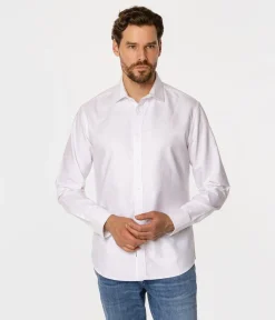 Koszula męska slim LIAM OXFORD WHITE