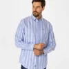 Koszula regular w kratę WAYNE 9338 BLUE
