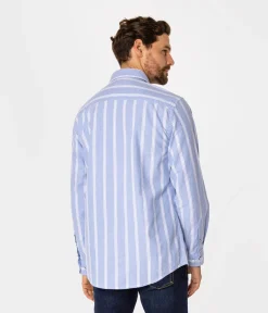Koszula regular w kratę WAYNE 9338 BLUE