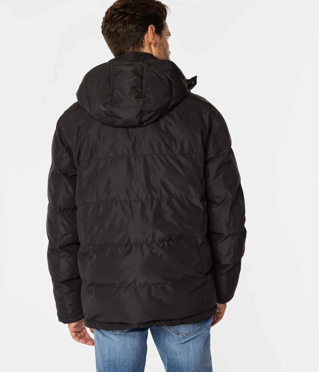 Kurtka zimowa z kapturem RASEL2 7416 BLACK