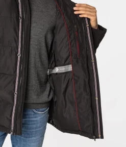 Kurtka zimowa z kapturem RASEL2 7416 BLACK