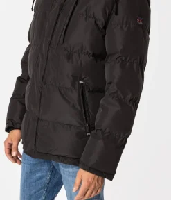 Kurtka zimowa z kapturem RASEL2 7416 BLACK
