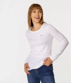 Longsleeve damski HELIA 1010 WHITE