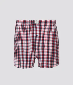 Luźne bokserki 2-pak BOX21 0001 RED NAVY