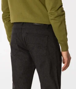 Niedenimowe spodnie męskie tapered LC7504 7007 GREY