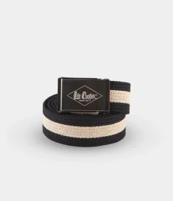 Parciany pasek z klamrą LCJ022 NERO SABIA