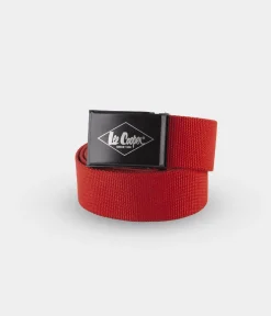 Parciany pasek z klamrą LCJ022 RED