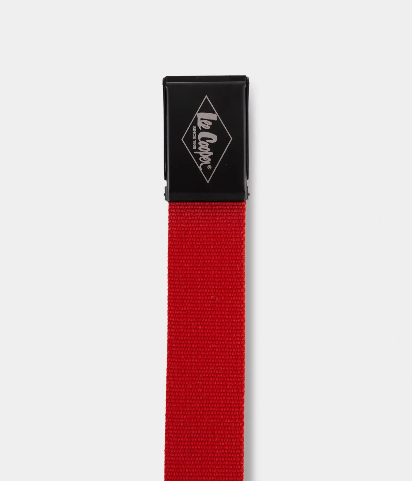 Parciany pasek z klamrą LCJ022 RED
