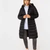 Puchowa kurtka damska z kapturem MELANIE 2532 BLACK