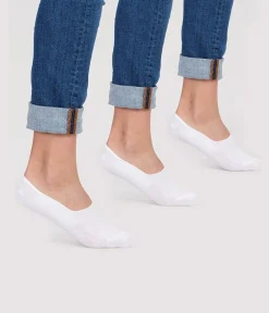 Skarpetki stopki balerinki białe 3-pak INVSOCKS 1802 WHITE