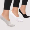 Skarpetki stopki balerinki mix 3-pak INVSOCKS 1802 MIX GREY