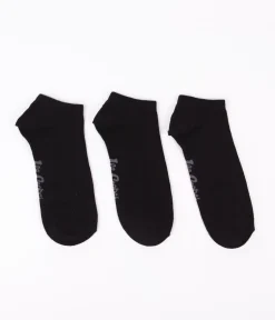 Skarpety stopki czarne 3-pak SNESOCKS 0733 BLACK